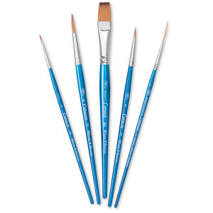 Winsor & Newton Cotman Watercolor Brush Set - Set D, Set of 5, Short Handle