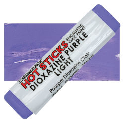 Enkaustikos Hot Sticks Encaustic Wax Paints - Dioxazine Purple Light, 13 ml stick
