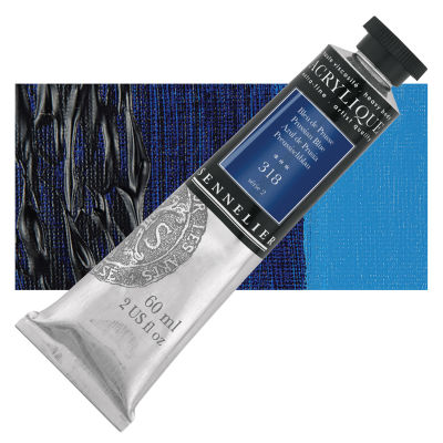 Sennelier Extra-Fine Artist Acryliques - Prussian Blue, 60 ml tube