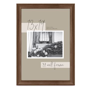 Open in modal - MCS Classic Edge Frame - 13" x 19" Walnut