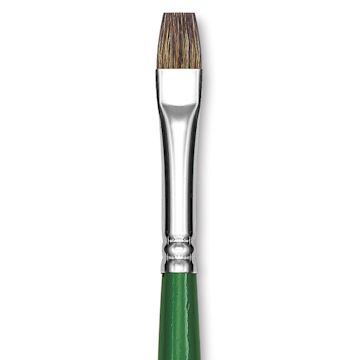 Open in modal - Blick Economy Sable Brush - Bright, Long Handle, Size 10 close up