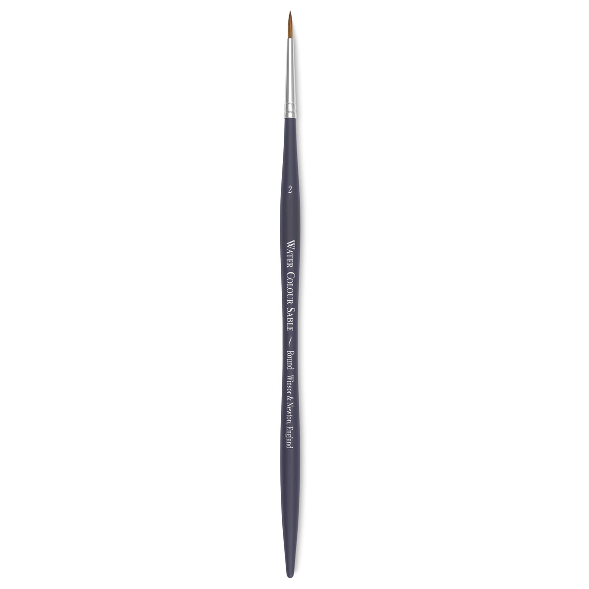 Winsor & Newton Artists' Kolinsky Sable Watercolor Brush - Pointed Round,  Short Handle, Size 4