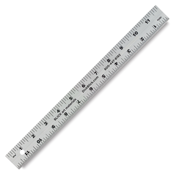 Blick Aluminum Non-Slip Ruler - 6