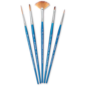 Winsor & Newton Cotman Watercolor Brush Set - Set C, Set of 5, Short Handle