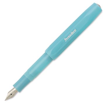 Open in modal - Kaweco Frosted Sport Fountain Pen - Light Blueberry, Fine