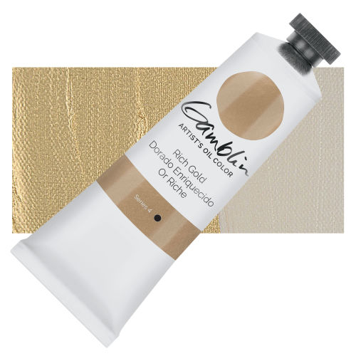 Gamblin Oil Paint - Silver and Rich Gold Review 