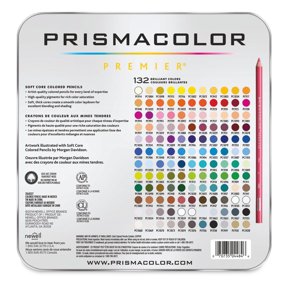 Lápices De Colores Profesionales Prismacolor Premier Con 132