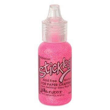 Open in modal - Ranger Stickles Glitter Glue - Hibiscus, 1/2 oz - front