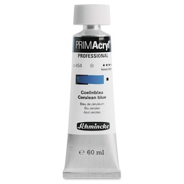 Open in modal - Schmincke Primacryl Professional Acrylic Paint - Cerulean Blue, 60 ml Tube