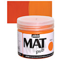Pebeo Mat Pub Acrylic Paint - Bright Orange, 140 ml