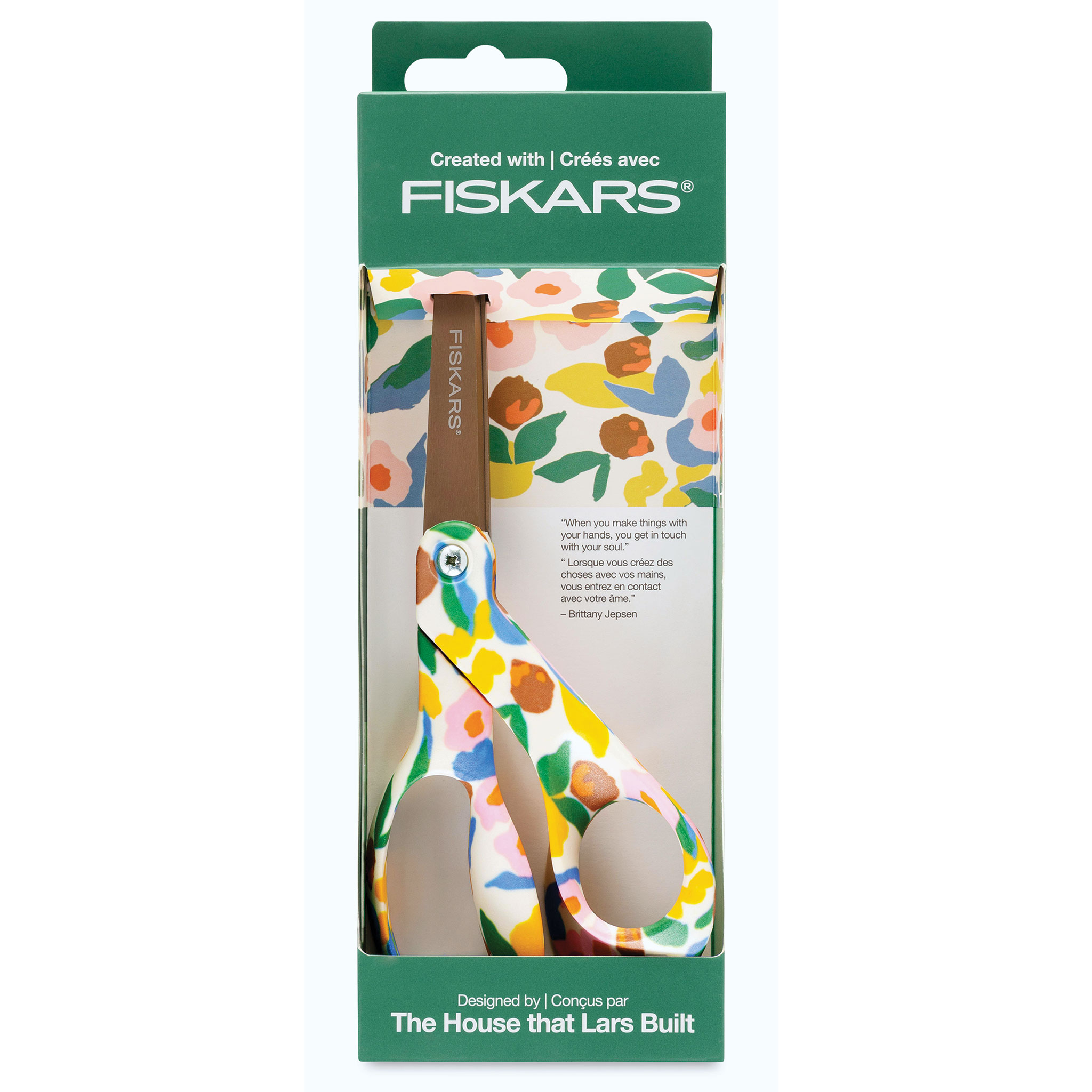 Created With Fiskars 8 Playful Posies Bent Scissors | The House that Lars  Built for Fiskars #194542-1002