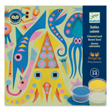 Djeco Le Grand Artist Glow in the Dark Sands Kits