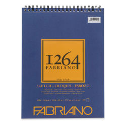 Fabriano 1264 Sketch Pad, 11" x 14", Spiral, 100 Sheets, Portrait