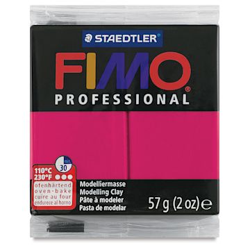 Open in modal - Staedtler Fimo Professional Polymer Clay - True Magenta, 2 oz
