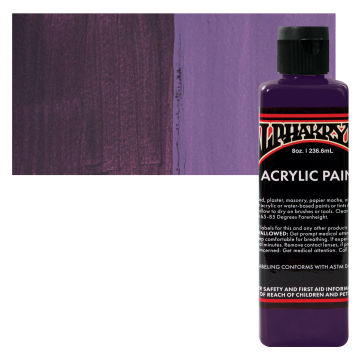 Alpha6 Alphakrylic Acrylic Paint - Concord, 8 oz (swatch and bottle)