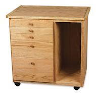 Best Studio 5 Drawer Taboret with Cubby