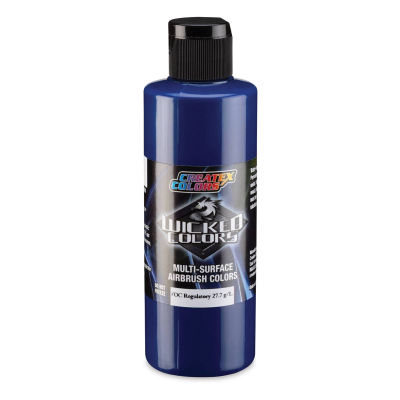 Createx Wicked Colors Airbrush Color - Opaque Phthalo Blue, 4 oz, Bottle