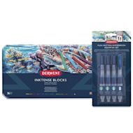 Derwent Inktense Block Set - Blick Exclusive! Set of 40 with Waterbrushes