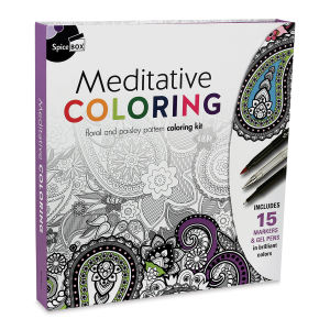 Download Spicebox Sketch Plus Deluxe Meditative Adult Coloring Kit Blick Art Materials
