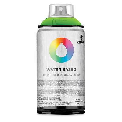 MTN Water Based Spray Paint - Brilliant Light Green, 300 ml Can