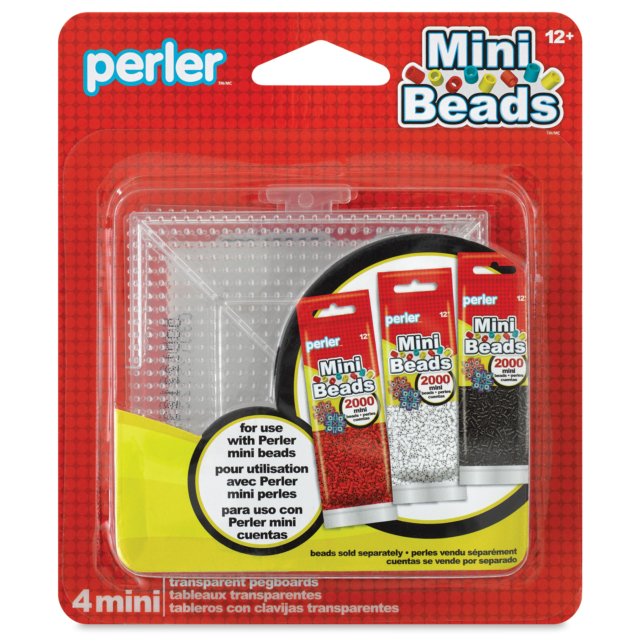 Perler Mini Beads Pegboards Set