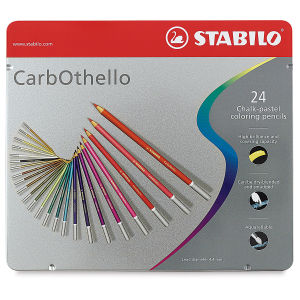 Stabilo CarbOthello Pastel Pencils - Set of 24 (front of package)
