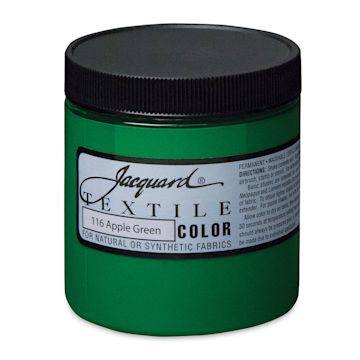 Open in modal - Jacquard Textile Color - Apple Green, 8 oz jar