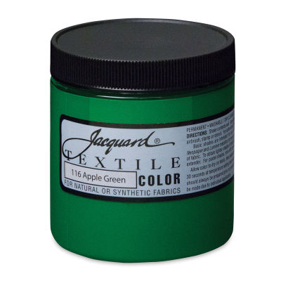 Jacquard Textile Color - Apple Green, 8 oz jar