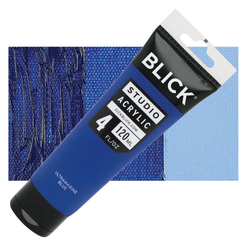 Blick Studio Acrylics - Primary Red, 4 oz tube 