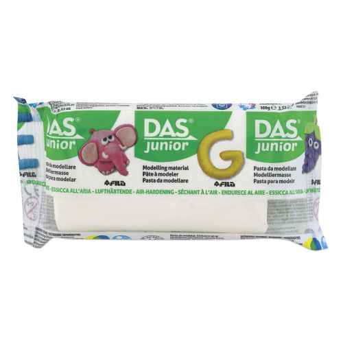 DAS Junior Air-Dry Clay - White, 100g