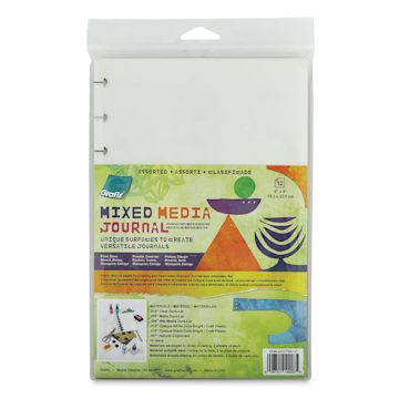 Open in modal - Grafix Mixed Media Journal Kit - 9" x 6" (front of package)