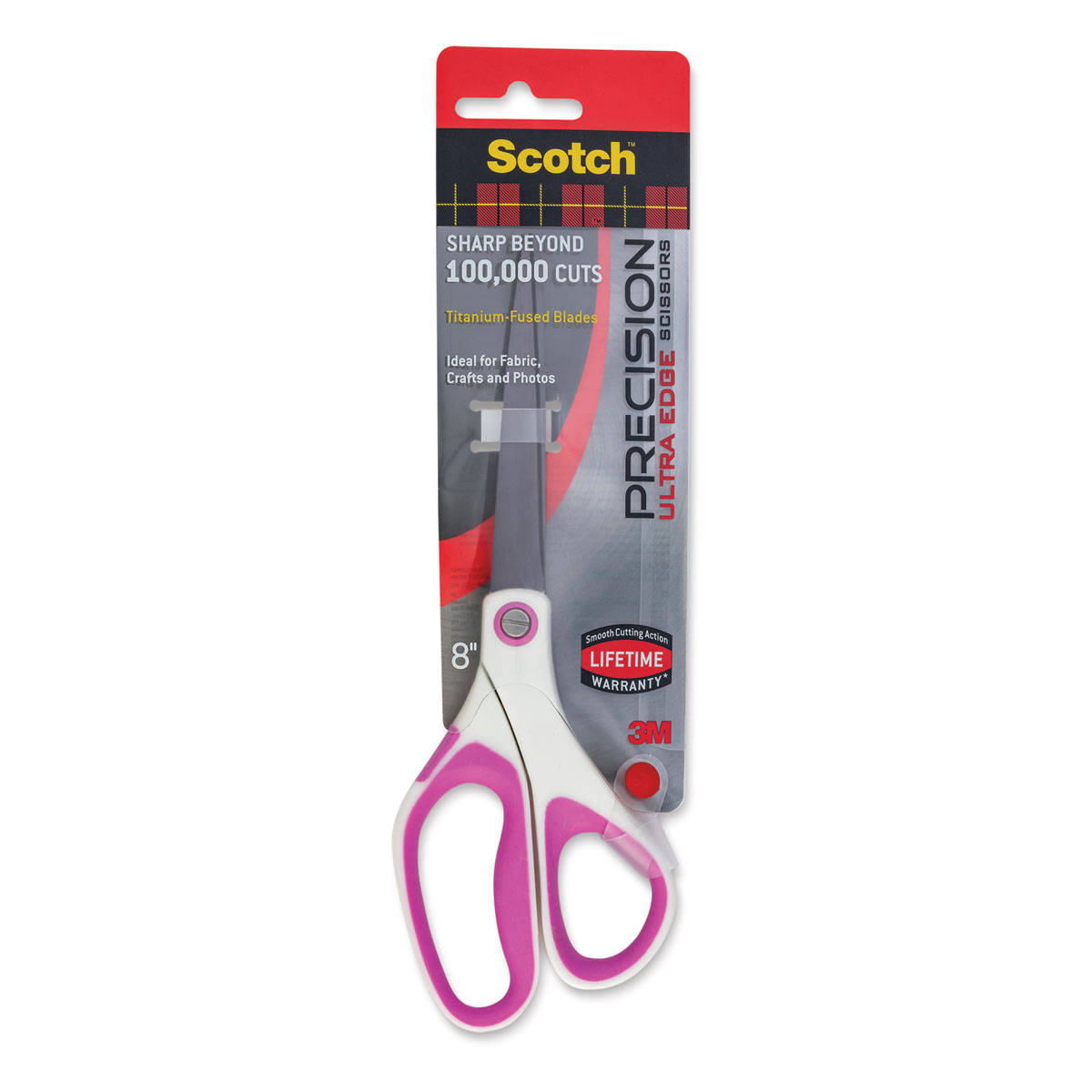 Scotch Scissors 3M 8 inch Precision Ultra Edge Titanium Blades