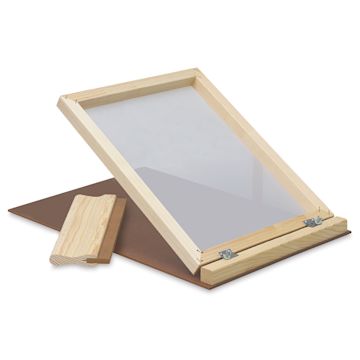 Open in modal - Standard Grade Screen Printing Unit - 16" x 24", Unit with 13" Squeegee