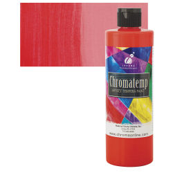 Chroma Chromatemp Artists' Tempera Paint - Fluorescent Red, Pint