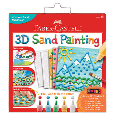 Faber-Castell 3D Art Sand Painting Kit - Front of package
