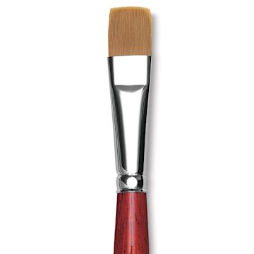 Open in modal - Da Vinci Cosmotop Spin Brush - Flat, Short Handle, Size 14