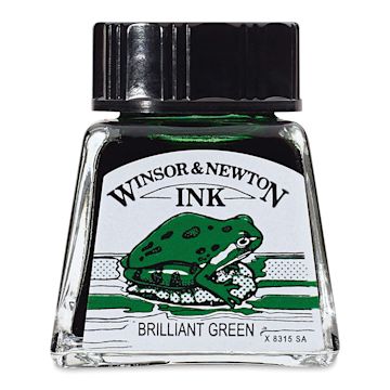 Open in modal - Winsor & Newton Drawing Ink - Brilliant Green, 14 ml
