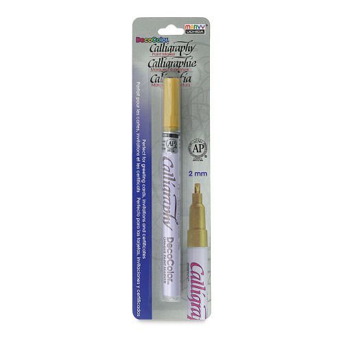 DecoColor Calligraphy Opaque Paint Marker 2mm Gold