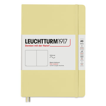 Leuchtturm1917 Blank Softcover Notebook - Vanilla, 5-3/4" x 8-1/4"