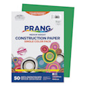 Prang Medium Weight Construction Paper - Holiday Green, 9" x 12", Pkg of 50 Sheets