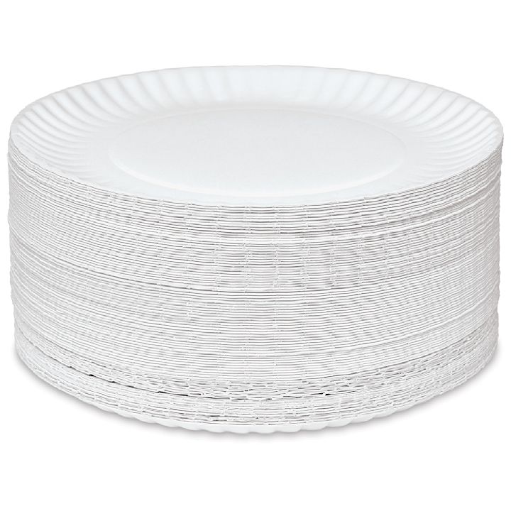 Uncoated Paper Plates BLICK Art Materials