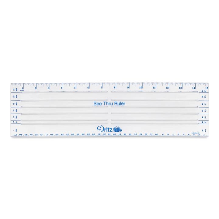 Dritz See-Thru Dressmaker’s Ruler | BLICK Art Materials