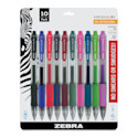 Zebra Sarasa Dry X20 Gel Retractable Pens - 0.7 mm, Set of 10