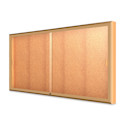 Waddell Legacy Wall Mounted Display Cabinet - 48" x 48" x 4", No Header, Cork Display