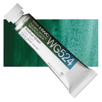 Open in modal - Holbein Artists' Watercolor - Peafowl Green, 5 ml