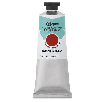 Cranfield Caligo Safe Wash Relief Ink - Burnt Sienna Hue, 75 ml