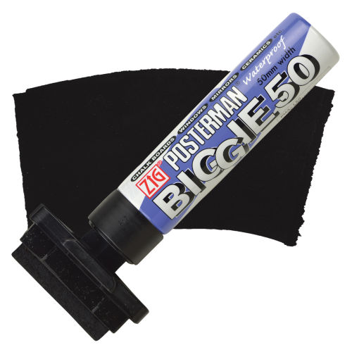 Dick Blick Art Supplies 21322-2005 Black Big & Broad Posterman Marker