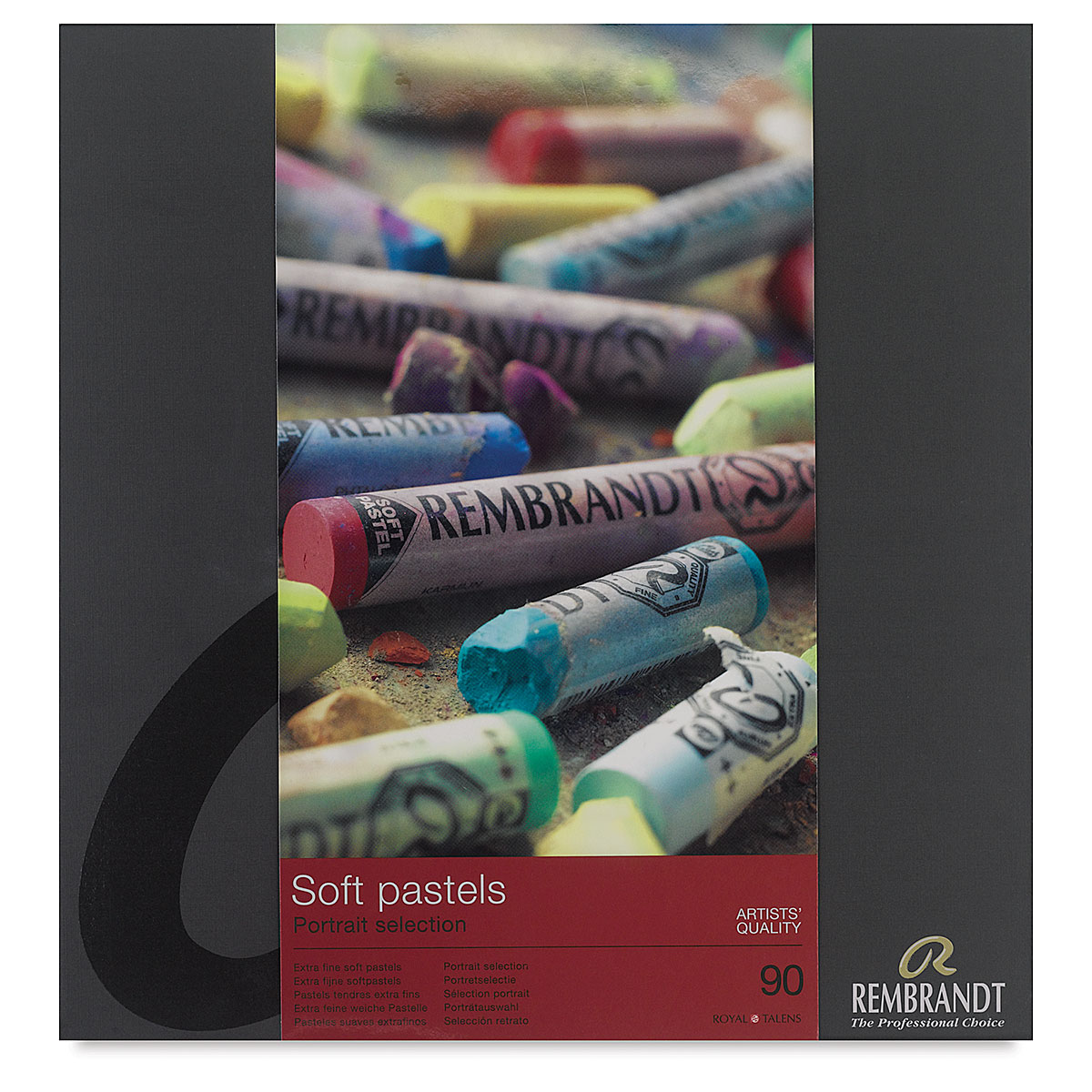 Rembrandt Artists Soft Pastel Set of 15 Dark Colours