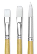 Blick Academic White Synthetic Brushes and Sets