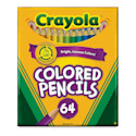 Crayola Short Colored Pencils - Assorted Colors, Set of 64